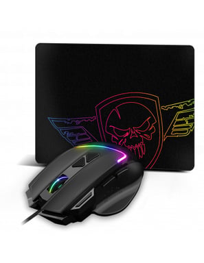 Spirit of Gamer PRO-M3 RGB souris Gaming Droitier USB Type-A Optique 7200 DPI - Neuf