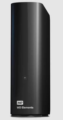 Western Digital Elements WDBWLG0200HBK-EESN disco duro externo 20 TB USB tipo A 2.0/3.2 Gen 1 (3.1 Gen 1) Negro