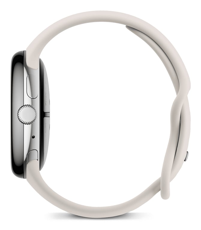 Pixel Watch 3 (Bluetooth) Boitier de 45 mm avec bracelet Porcelaine - Neuf