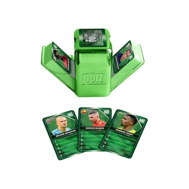 Jeu de cartes Quiz World Football Stars 2026 WINNING MOVES 500 questions 2 à 6 joueurs à partir de 8 ans Vert