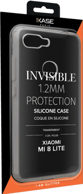 Guscio sottile e invisibile per Xiaomi Mi 8 Lite 1,2 mm, trasparente