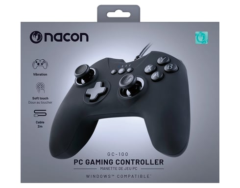 NACON GC-100XF Noir USB Manette de jeu Analogique/Numérique PC