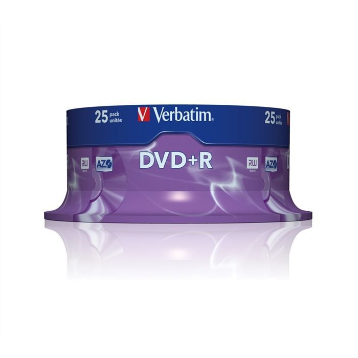 Verbatim DVD+R 4.7 Go 16x par 25 spindle - vue 6