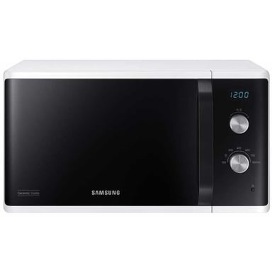 Micro-ondes solo Samsung MS23K3614AW 23L 800W 6 niveaux LED Blanc