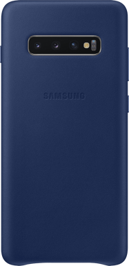 Coque en Cuir pour Samsung G S10 Plus Bleue marine Samsung