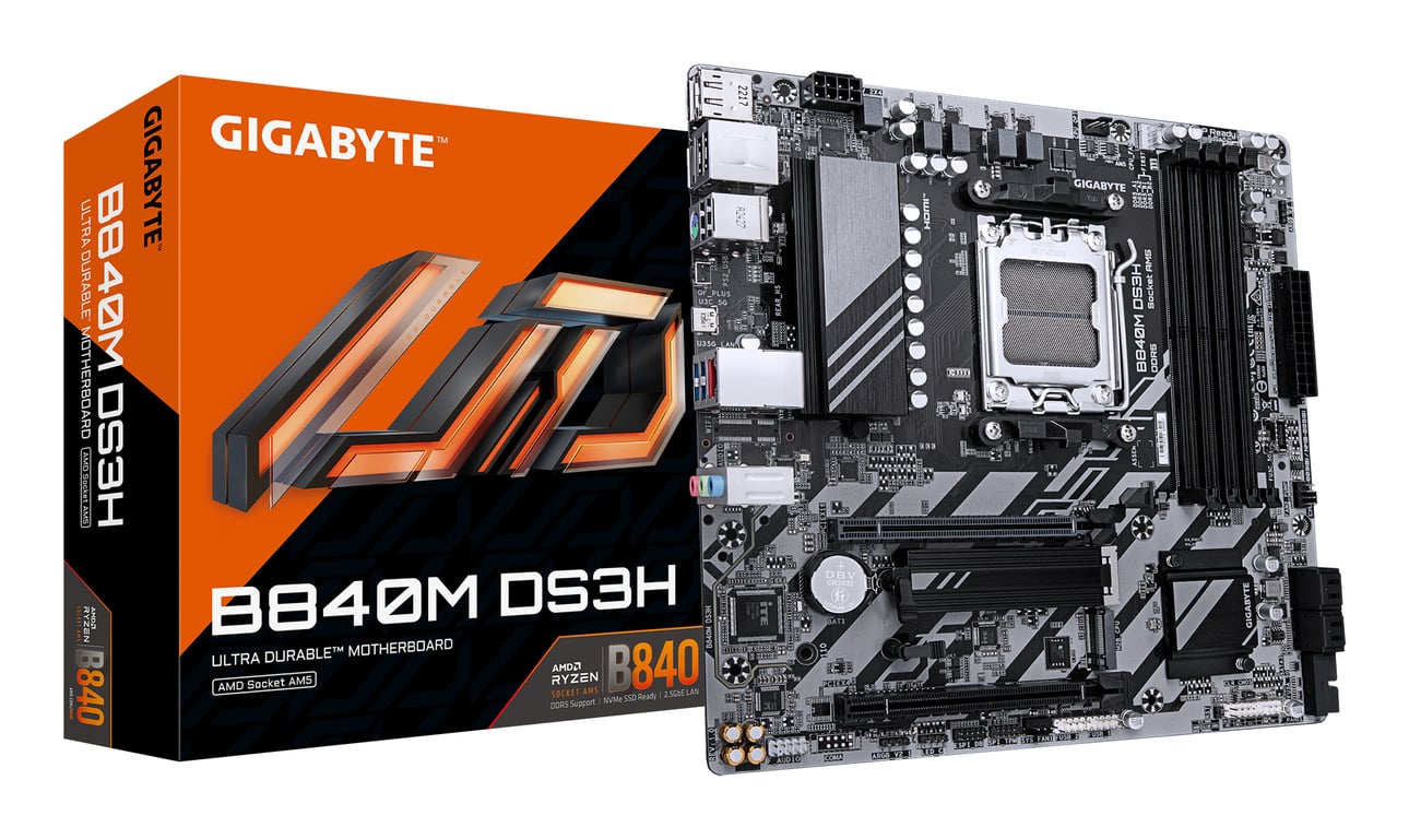 PLACA BASE GIGABYTE B840M DS3H - vue 7