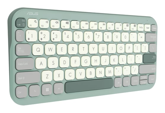 ASUS Marshmallow Keyboard KW100 clavier Maison Bluetooth Vert, Gris, Blanc