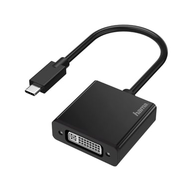Adaptador de vídeo, conector USB-C - conector DVI, Ultra-HD 4K