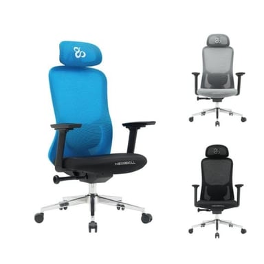 Newskill Naked Play Chair - Ergonomica, Blu