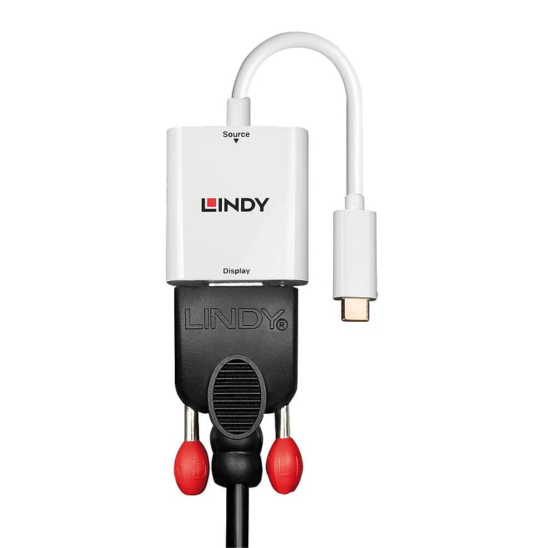 Lindy 43355 câble vidéo et adaptateur USB Type C VGA D Sub Neuf - vue 3