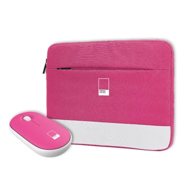 Pantone KIT FUNDA 15.6 + RATON WIRELESS ROSA