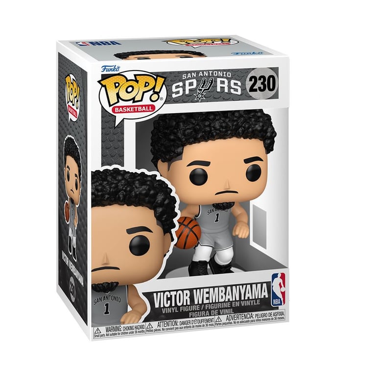 Figurine Funko Pop Basketball San Antonio Spurs Victor Wembanyama - vue 3