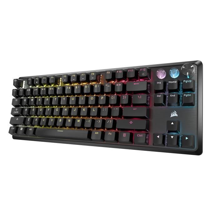 Clavier Gaming CORSAIR K70 Pro TKL Interrupteurs MGX Hyperdrive Rétroéclairage RGB AZERTY - vue 3