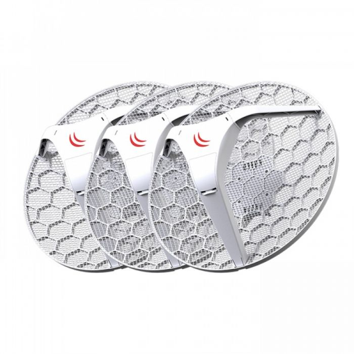 MikroTik RBLHG 5nD LHG5 5Ghz 24.5dBi L3 Pack 3 - vue 2