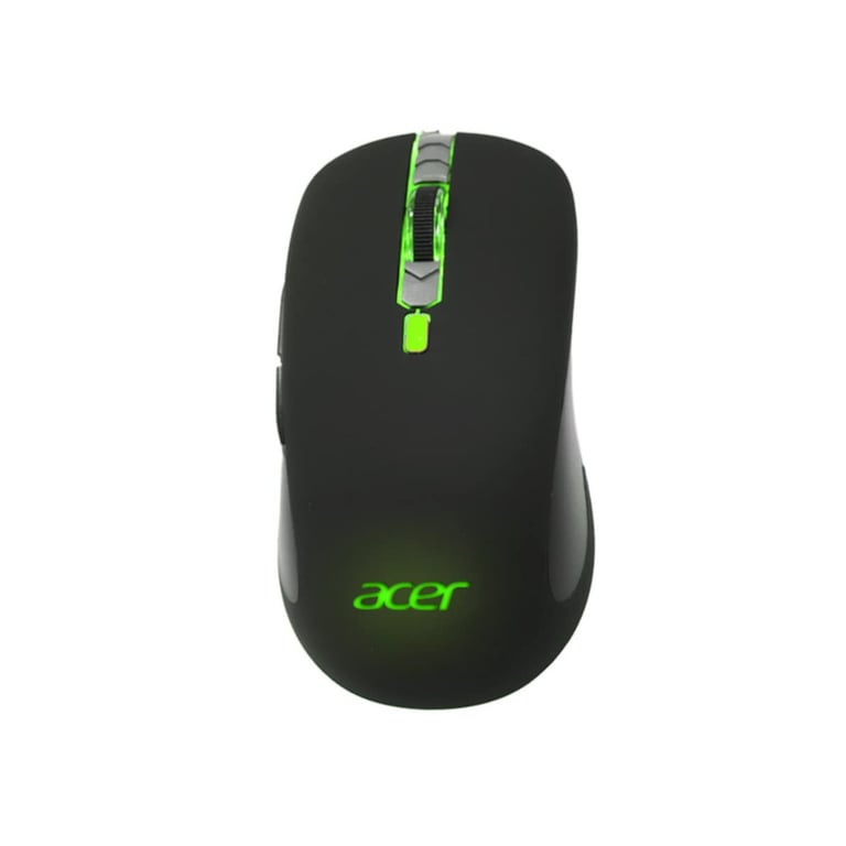 Acer de Jeu TWIST GM1100 ABS revêtu de Caoutchouc 4 Effets LED Multicolores 6 Boutons 6400 dpi 66 IPS câble revêtu de