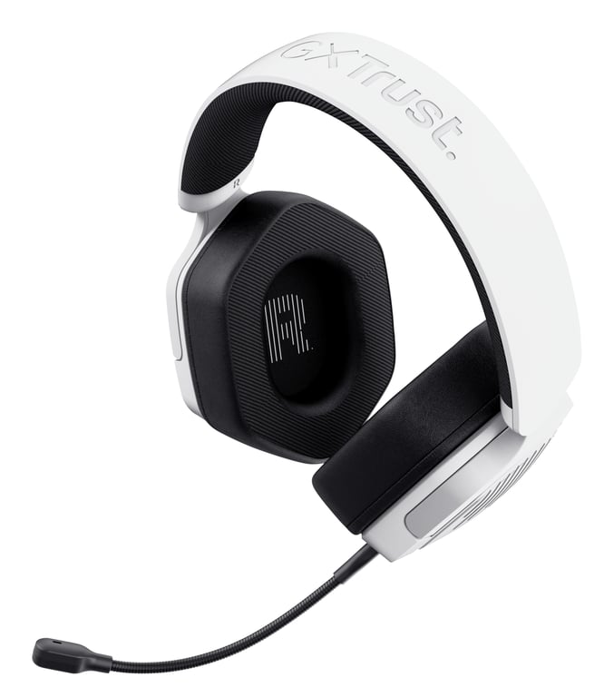 Trust GXT492W Carus Casque Avec fil Arceau Jouer Blanc - Neuf