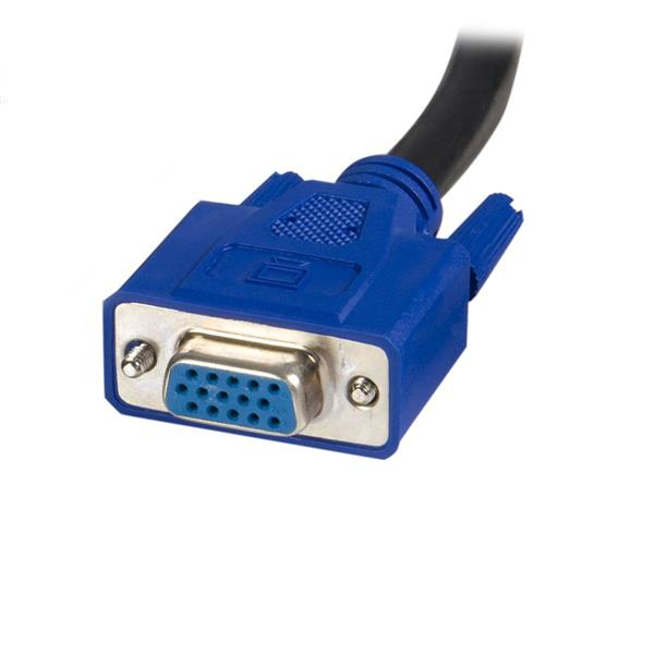 StarTech.com Câble pour switch KVM USB VGA de 3 m Noir - vue 4