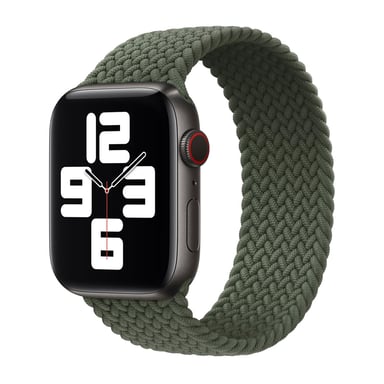 Bracelet Solo tressé pour Apple Watch | 44/45/46/49 mm - Taille 11 - Inverness Green
