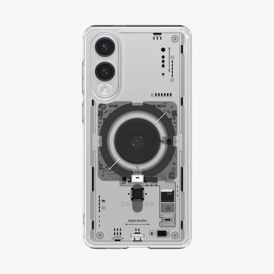 Spigen Ultra Hybrid Neo One (MagFit) coque de protection pour téléphones portables 17 cm (6.7'') Housse Transparent Samsung Galaxy S25 Edge