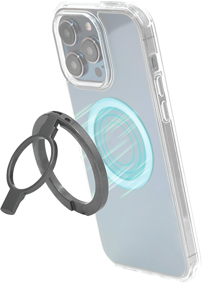 Support Bague Magnétique Stand Grip Compatible MagSafe Neuf