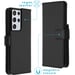 imoshion Étui de télephone portefeuille pour Samsung Galaxy S21 Ultra - Noir