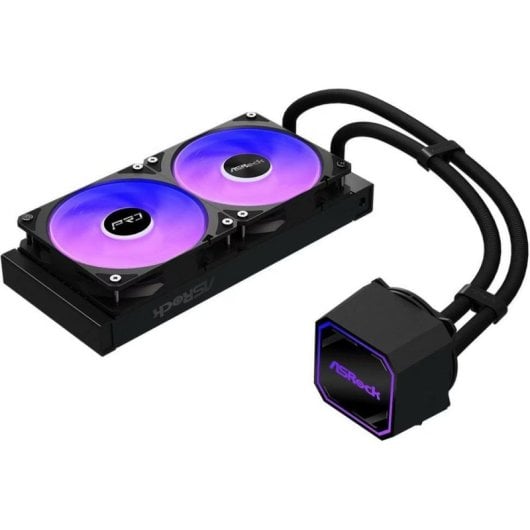 Refrigeración Líquida AsRock Pro 240 ARGB 240mm 2 Ventiladores - vue 4