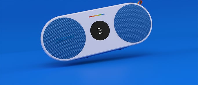 Polaroid PLRMUSICP29087BLU Altoparlante portatile e per feste Blu, Bianco