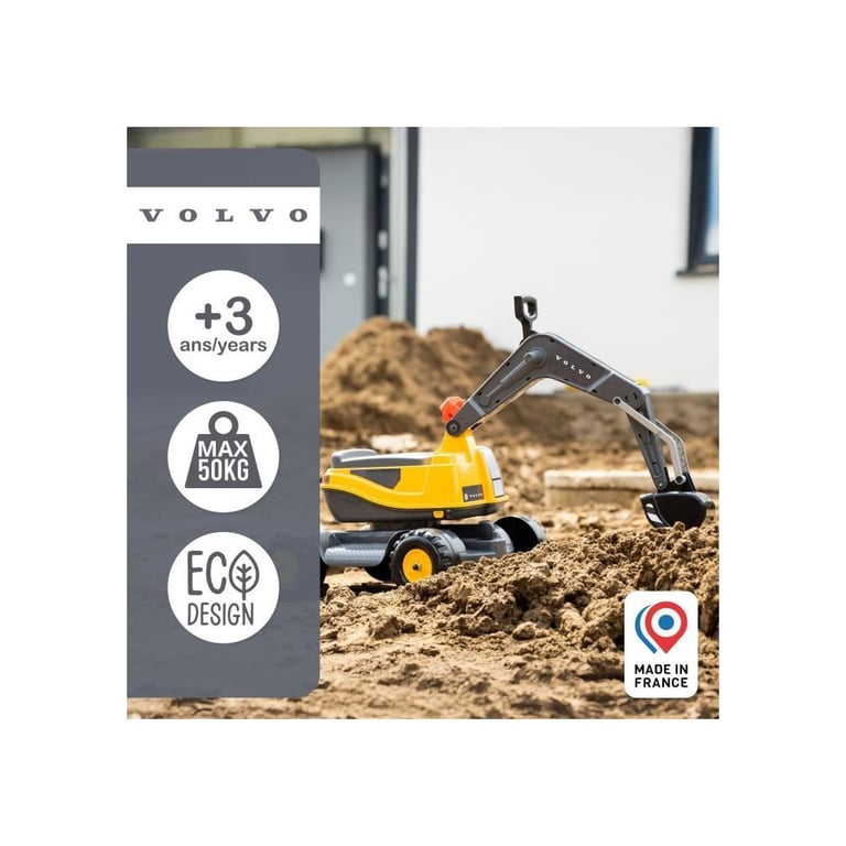 Pelleteuse Volvo FALK Cabine rotative à 360° Excavatrice articulée et assise ouvrante 100% Fabriqué en France Dès - vue 4