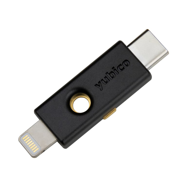 Yubico YubiKey 5Ci USB C et Lightning - vue 1