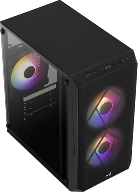 Aerocool CS107V2 Mini Torre Centrale Nero