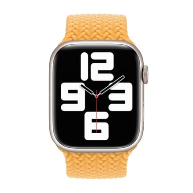 Bracelet Solo tressé pour Apple Watch | 38/40/41/42 mm - Taille 5 - Maize