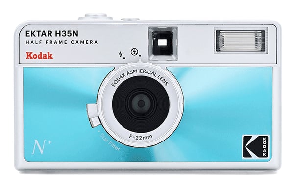 Kodak EKTAR H35N Caméra-film compact 35 mm Bleu, Argent