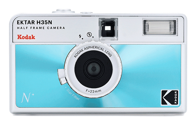 Kodak EKTAR H35N Caméra-film compact 35 mm Bleu, Argent - Neuf