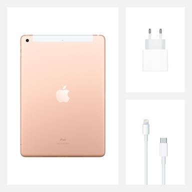 Apple iPad 8 (4G) LTE 32 GB 25,9 cm (10.2'') 3 GB Wi-Fi 5 (802.11ac) iPadOS Oro