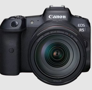 Canon EOS R5 MILC 45 MP CMOS 8192 x 5464 Pixeles Negro