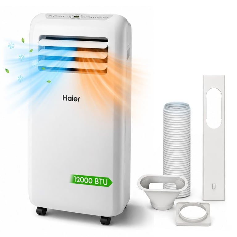 Haier Climatiseur Mobile 12000 Btu Froid & Chauffage Neuf