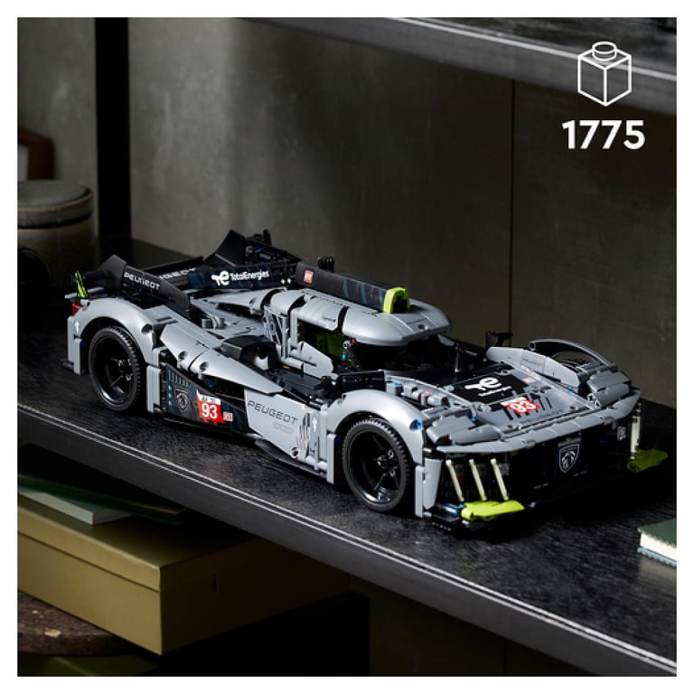 Lego Technic Peugeot 9x8 24h Le Mans Hybrid Hypercar 42156 Lego - vue 6