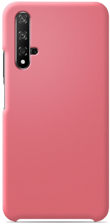 Coque silicone unie compatible Soft Touch Saumon Huawei Honor 20