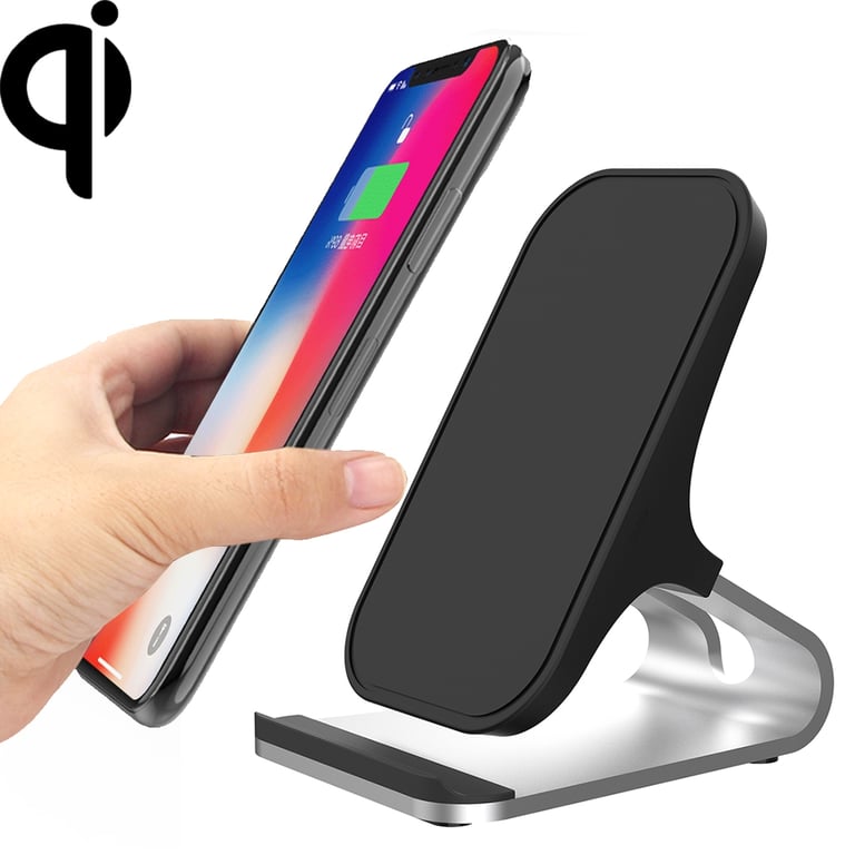 Chargeur Sans-Fil Qi Charge Rapide Portable Smartphones Induction Argent  YONIS - Yonis