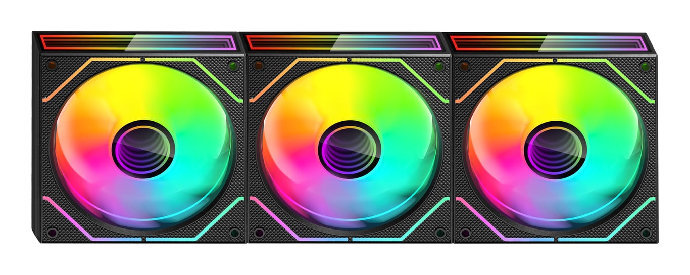 Mars Gaming MF3DPROKIT système de refroidissement d'ordinateur Boitier PC Ventilateur 12 cm Neuf - vue 2