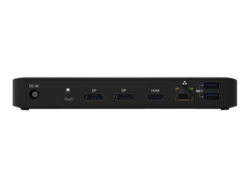 PORT Connect Station d'accueil tripe écrans 4K USB-C HDMI Display Port 9 périphériques prise EU noire