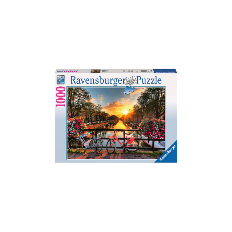 Puzzle 1000 pièces : Vélos à Amsterdam Ravensburger France - vue 3