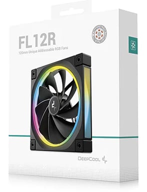 DeepCool FL12R Carcasa del ordenador Ventilador 12 cm Negro 1 pieza(s)