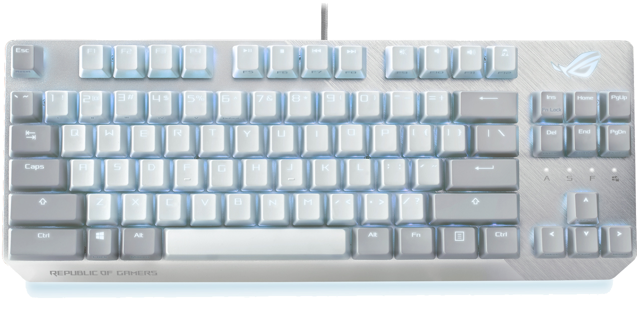 Asus Clavier ROG Strix Scope NX TKL (Moonlight White)