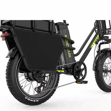 VéLo Électrique KOOLUX X8 | Moteur 750W | Batterie 48V 35Ah+30Ah | Pneus 20 Pouces | Vitesse Max 45 km/h | Autonomie 120 km | Noir