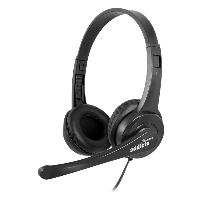 Casque NGS VOX505 USB – Stéréo avec Microphone, Contrôle de Volume