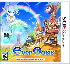 Nintendo 3ds Ever Oasis Import Allemand
