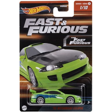 Voiture Hot Wheels Fast & Furious HNR88 1/64 Métal/Plastique Lime verte