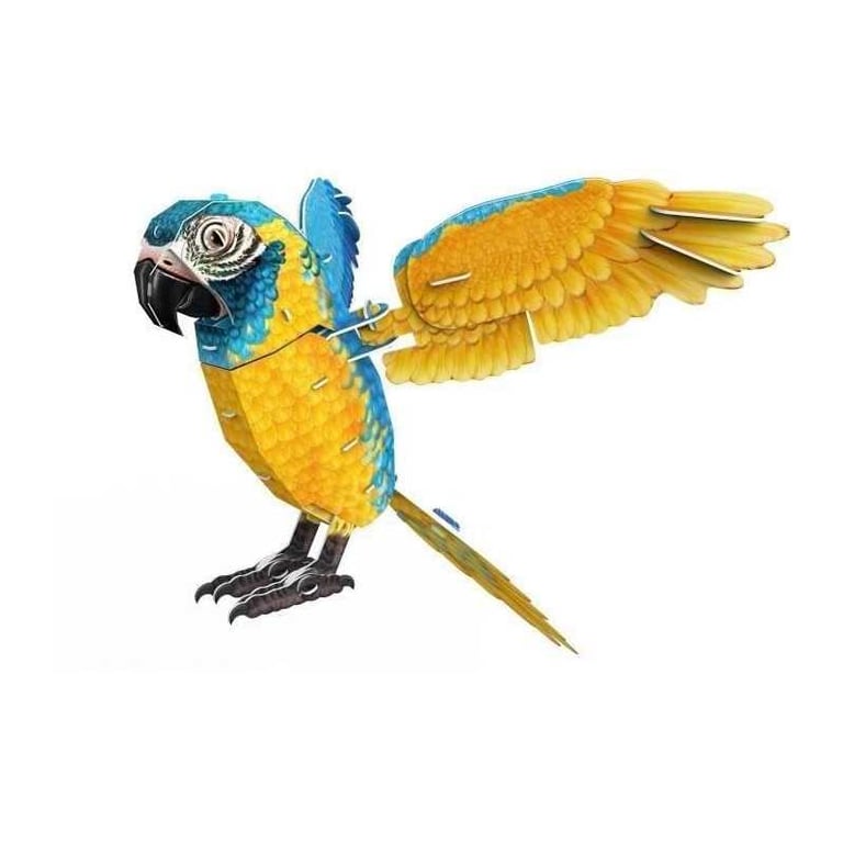 Puzzle 3D Perroquet Jeu de construction EXPLORA Oiseau 94 pièces Dès - vue 3