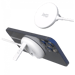 Jaym - Caricabatterie magnetico senza fili con funzione di supporto - Intelligente QI 15W a induzione rapida Bianco